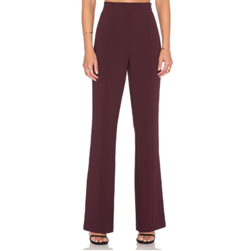 1. STATE 70s Styled High Waisted Flare Trousers